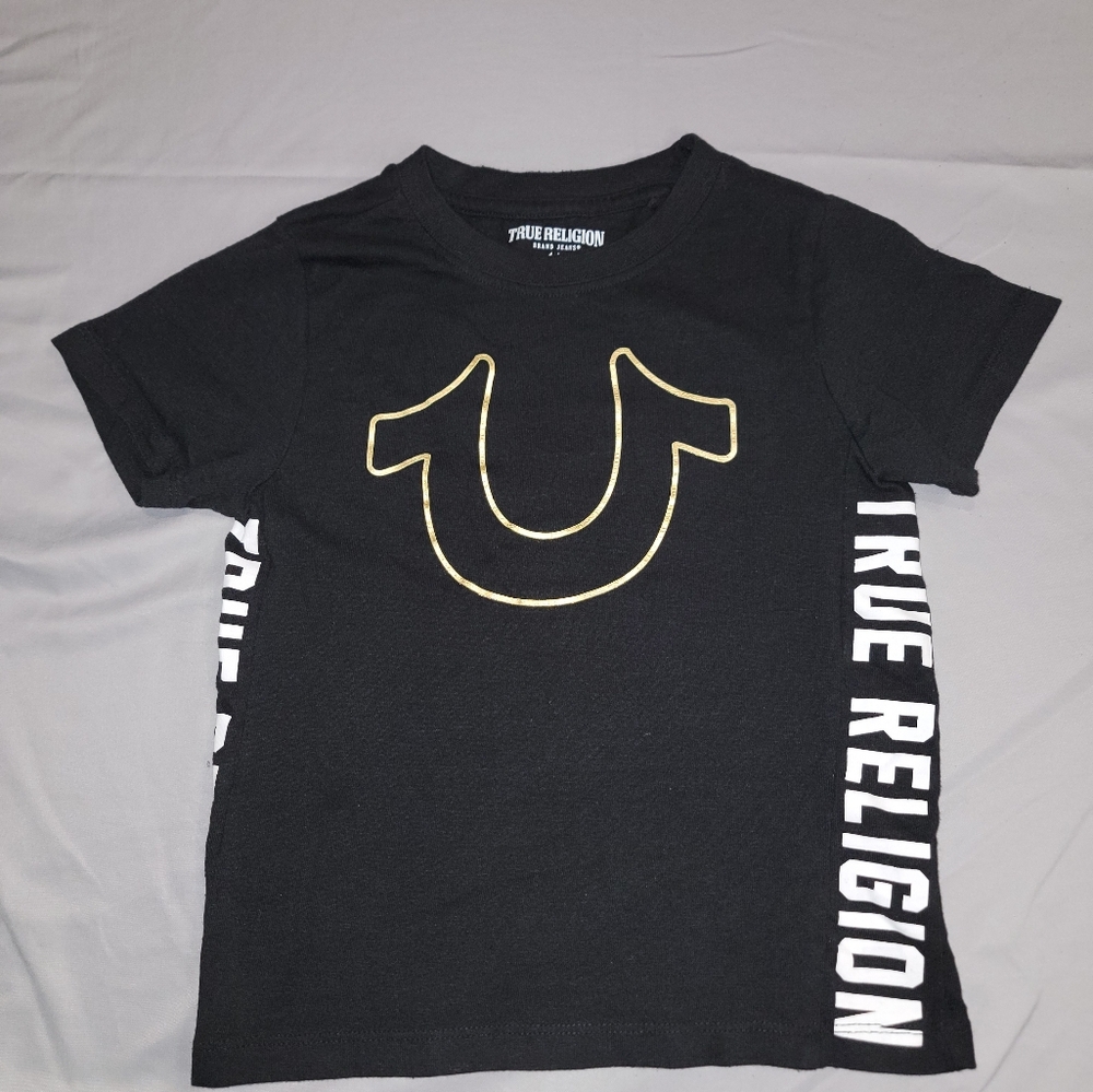 True Religion Black Kids T-Shirt